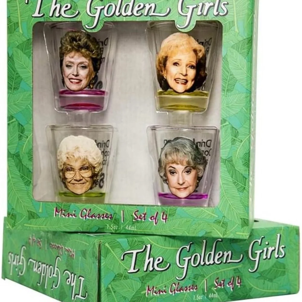 ABC Just Funky Goden Girls Mini Glass Set - Multicolor